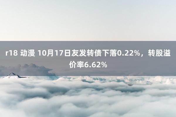 r18 动漫 10月17日友发转债下落0.22%，转股溢价率6.62%