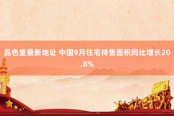 品色堂最新地址 中国9月住宅待售面积同比增长20.8%