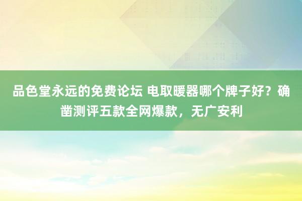 品色堂永远的免费论坛 电取暖器哪个牌子好？确凿测评五款全网爆款，无广安利